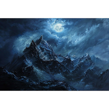 Mountain Night Canvas
